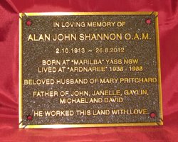 Bronze Plaque